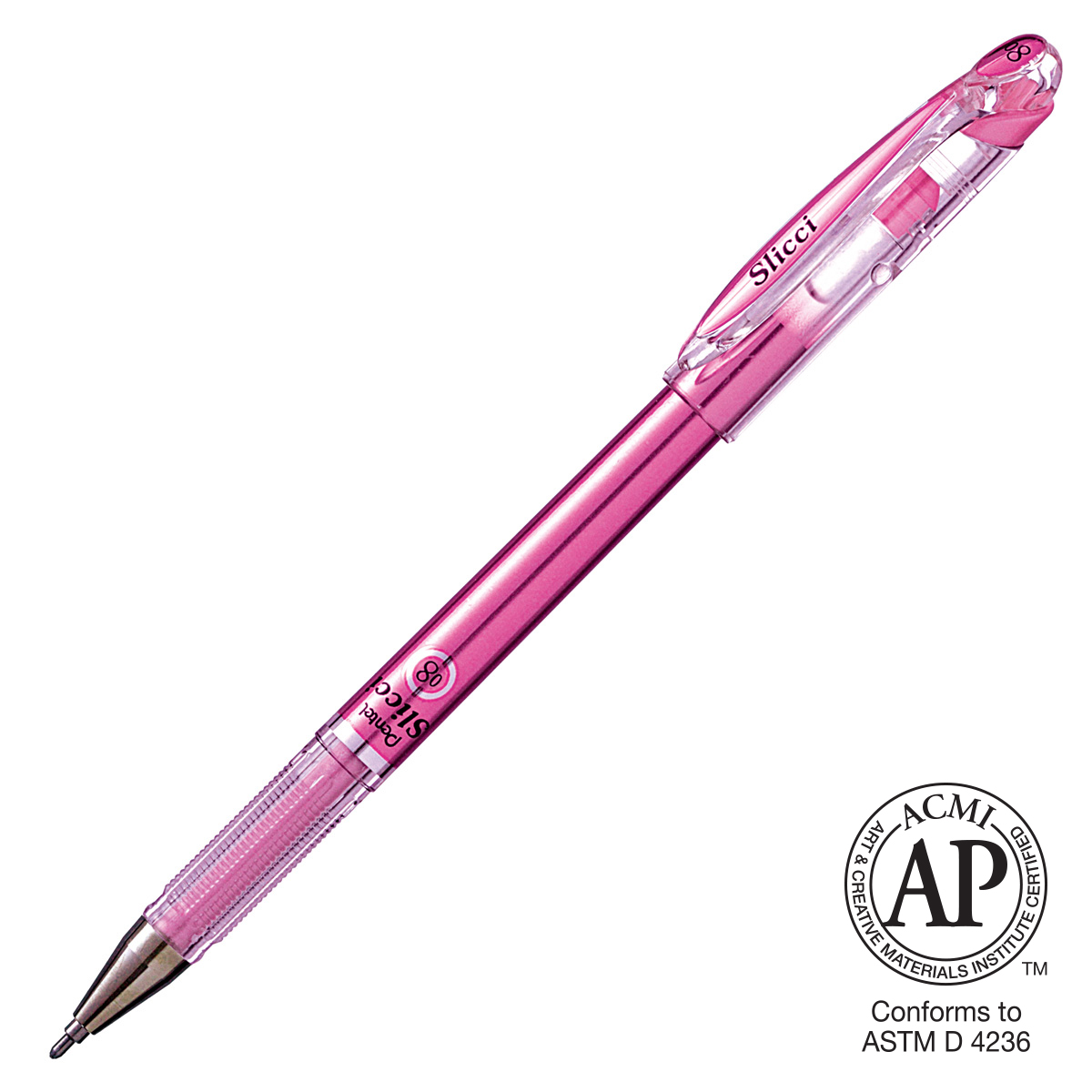 Pentel - Slicci Gel Pen - Pink