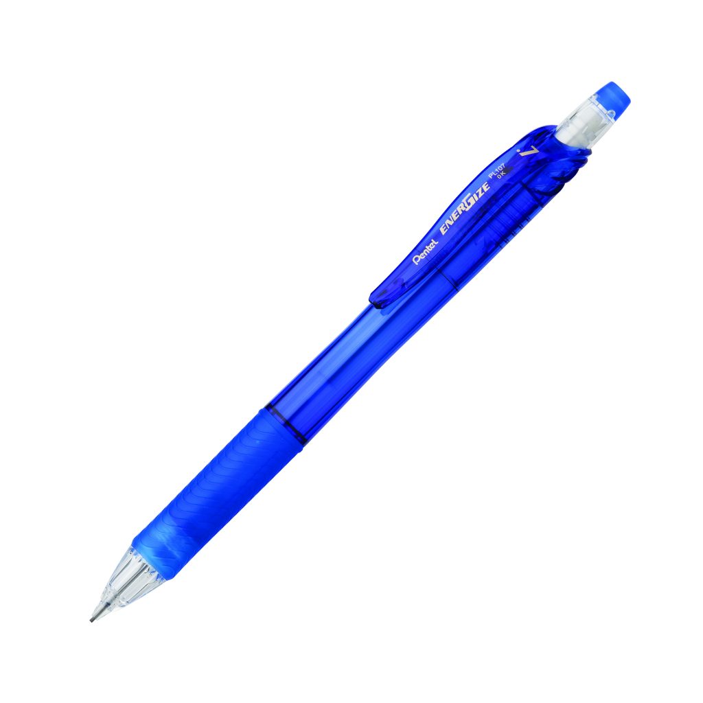 Pluma Fina de Gel Pentel Hexagonal 0.7 mm Negro con Estuche | Office